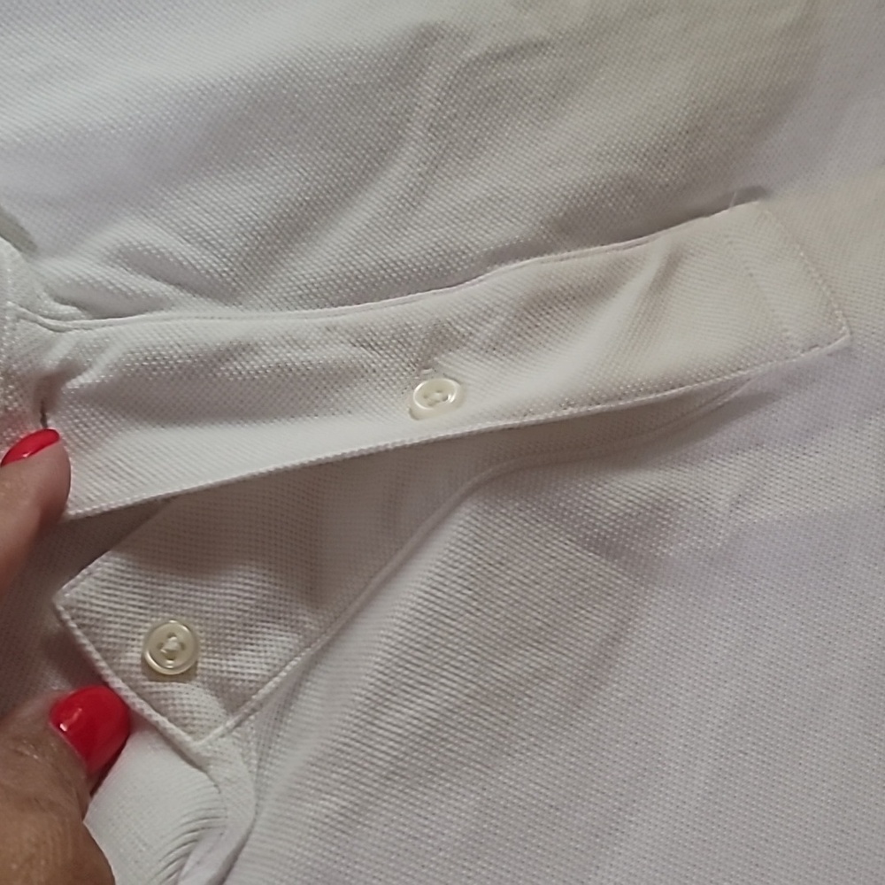 Ralph Lauren White Polo with Navy Pony Embroidery - Picture 9 of 12